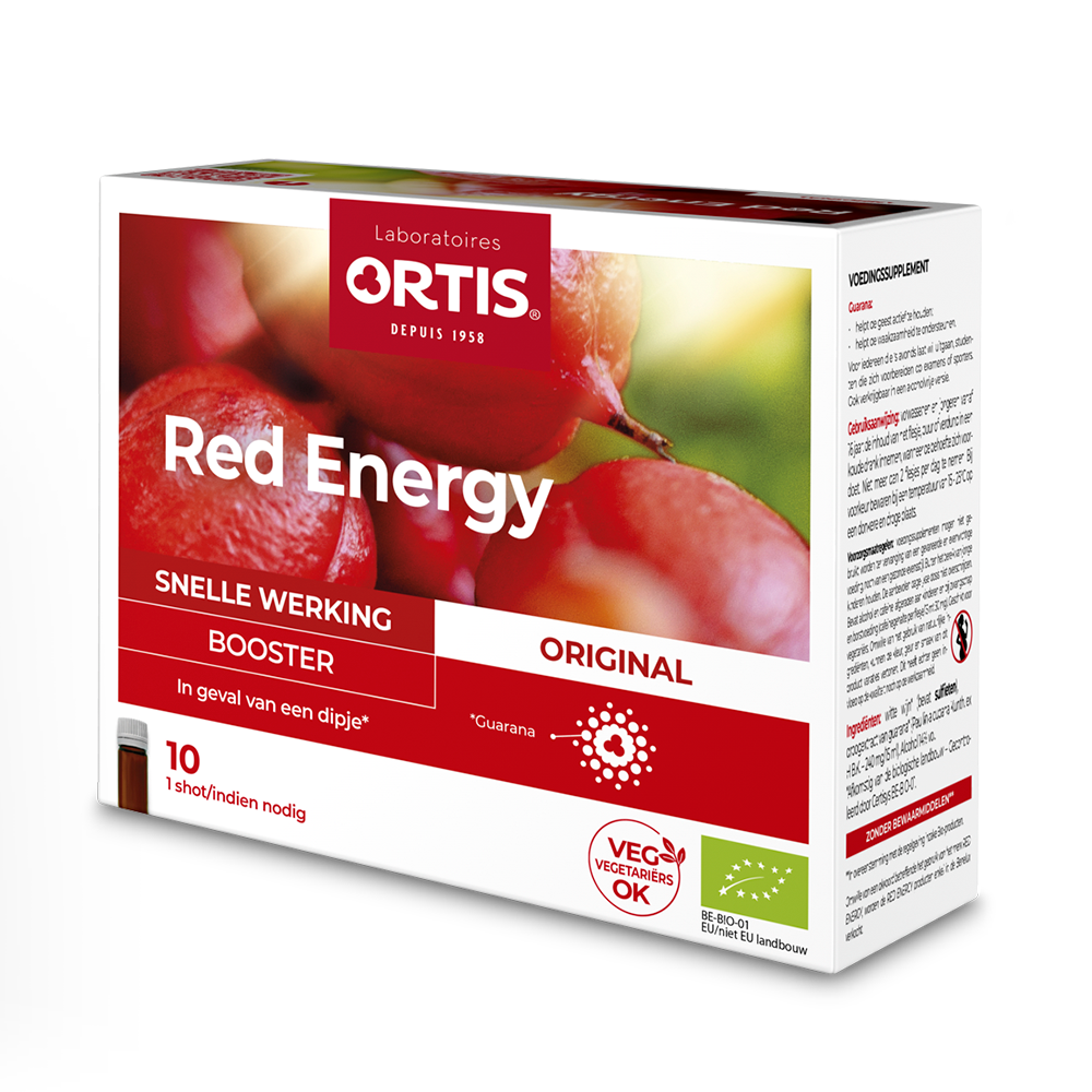 Ortis Red energy bio 10x15ml PL33/47